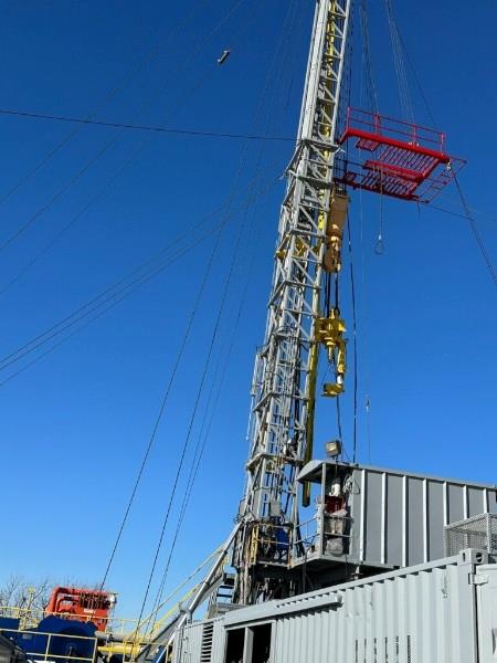 Service King SK-1000 Trailer-Mounted Drilling Rig (2007)